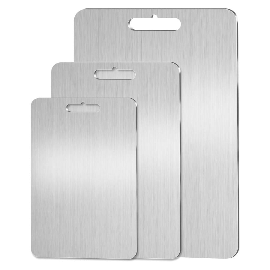 Cross-border Pure Titanium Chopping Board New Thickened Antibacterial Mildew-proof Medical Grade Chopping Board Titanium Chopping Board Factory